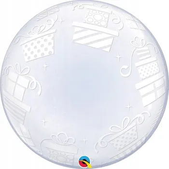 Balónek Fóliový balónek 24" QL Bubble Deco ''Dárky