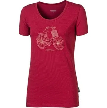 Dámské tričko SASA "CITYBIKE" dámské triko s bambusem višňová M