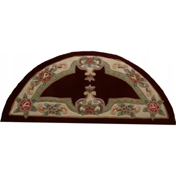 Koberec Vlněný koberec Aubusson 69x137 cm bordó půlměsíc