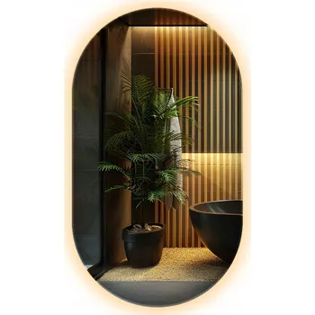 Zrcadlo Zrcadlo Prismalumino nástěnné ovál 460 x 800 mm