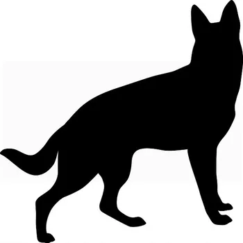 Samolepící dekorace Samolepka na stěnu PES Ovčák 35 x 35 cm