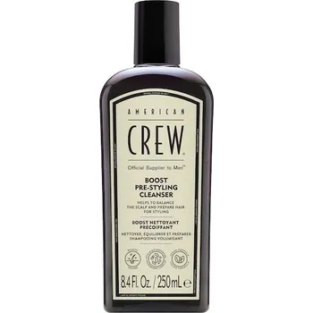 Stylingový přípravek American-Crew Vlasy,-telo-a-oblicej Pece-o-vlasy-a-teloBoost Pre-Styling Cleanser 250 ml (1 492,00 Kč / 1 l)