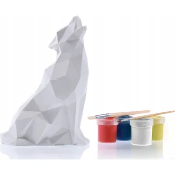 kreativní sada 3D omalovánka Candellana Vlk Low Poly
