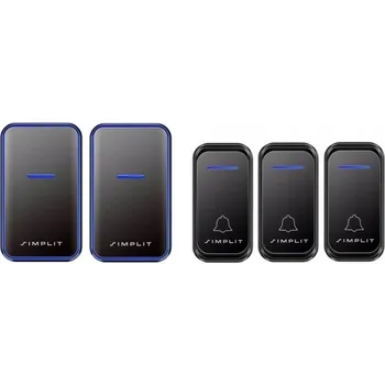 Domovní zvonek Bezdrátový zvonek Simplit s dosahem 280 m a hlasitostí 110 dB
