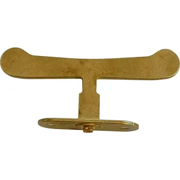 Příslušenství k oknu Dvojobrtlík surová mosaz