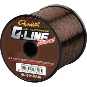 GAMAKATSU - Vlasec G-Line Element Dark Brown 0,40 mm 11,8 kg 755 m