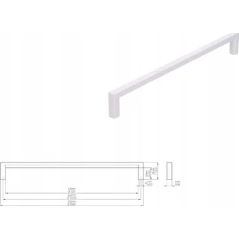 Nábytková úchytka SIRO 2108-232PB32C bílá matná lakovaná