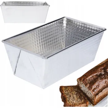 Plech na pečení Forma na biskupský chlebíček / keks, plech na pečení 20x12x8 cm