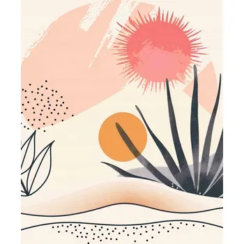 Plakát Plakát Tropická Tmavá komora bez rámu 61 x 90,5 cm