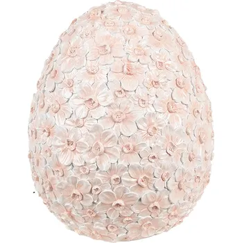 Velikonoční dekorace Clayre & Eef - Dekorativní vajíčko FLOWER 6PR5190