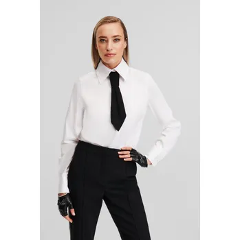 Dámská košile KOŠILE KARL LAGERFELD ARCHIVE CLASSIC SHIRT WHITE
