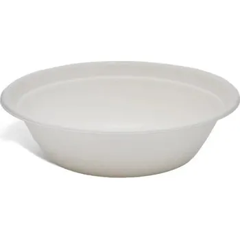 Jednorázové nádobí Jednorázová miska z cukrové třtiny na polévky, saláty 1000 ml NATURA 50 ks