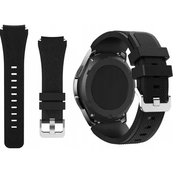 Řemínek na hodinky Řemínek Boja Straps pro Samsung 20mm černý