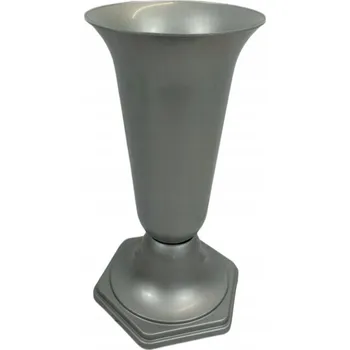 Váza Váza velká stříbrná plast