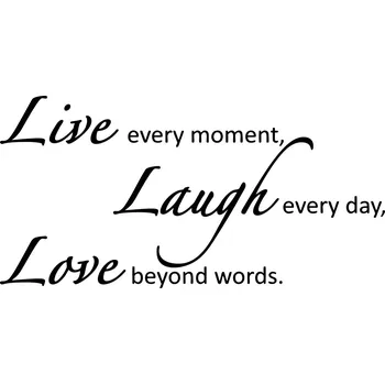 Obraz Samolepka na stěnu Drukant W-C0311_100 citát 100x50 cm