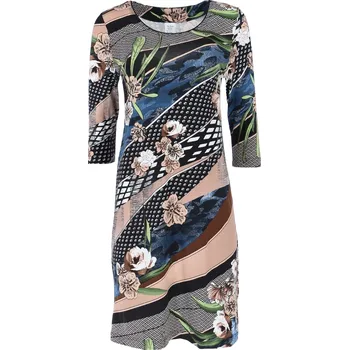 Dámské šaty Šaty Uriel -Kepa style barva: béžová, velikost: 38