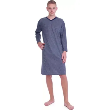 Pánská noční košile 3793/695 - pánská noční košile Ruko DR, 2XL, mix vzor