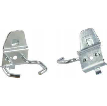 Věšák Kovový držák, věšák, hák na nářadí do děrované desky