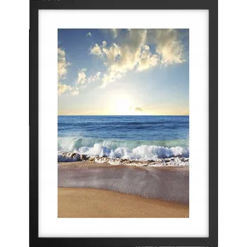 Obraz Obraz plakát v černém rámu do obýváku 30x40 krajina plakáty na zeď