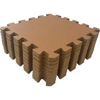 Hrací deka Hrací podložka puzzle Brown 90x90 cm