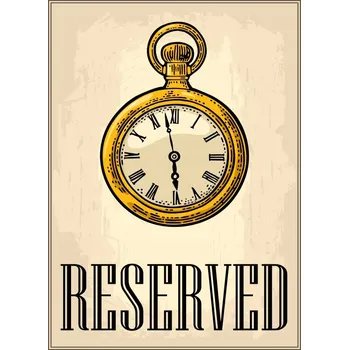 Obraz Cedule Restaurant - Reserved