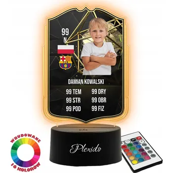 Lampička Plexido vícebarevná Noční lampa