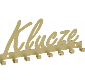 Věšák Šatní ramínko kovový Domer zlatý