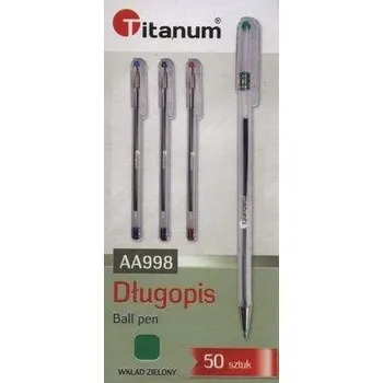 Tradiční zelené Titanum Propiska