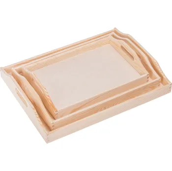 Obraz Dřevěné tácy Bartu TS11 3 ks