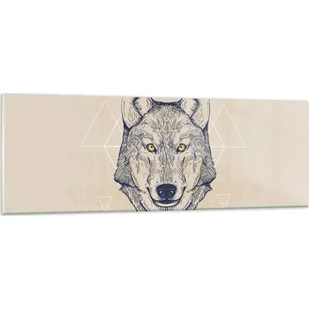 Obraz Obraz na skle do obýváku ložnice 90x30 zvířata obrazy na zeď sklo