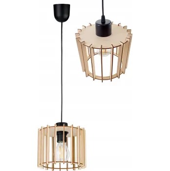 ZÁVĚSNÁ LAMPA lustr stropní LOFT Dřevo 1