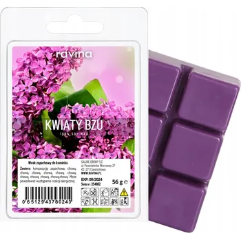 Svíčka Vonný Vosk Świece Sojowe Květiny šeříku, doba hoření až 75 hodin