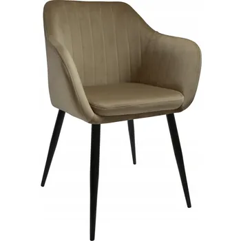 Jídelní židle Židle Dankor Design béžový velur 1 ks