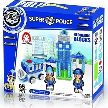 ostatní stavebnice Stavební Stavebnice Icom Police 65 Dílů 68640