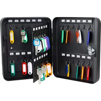 Železářství Skříňka na klíče - 48 klíčů 250x180x75mm ČERNÁ