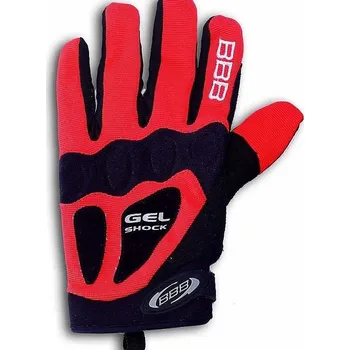 Cyklistické rukavice BBB rukavice BBW-20 HighLiner II (červená)