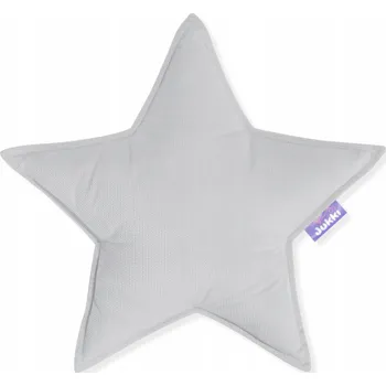 Polštář Dekorační Polštář HVĚZDA - šedá - Velvet JUKKI