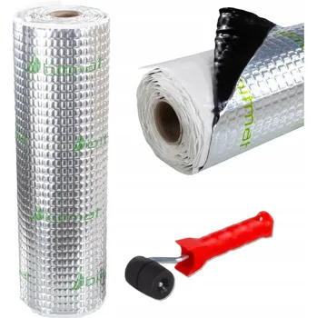 Kročejová izolace Bitmat antivibrační rohož Alubutyl ECO 2,5mm 400x50cm + váleček