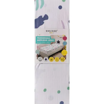 Prostěradlo Prostěradlo bavlněné jersey FAUNA MORSKA 90 x 200 x 25 cm