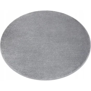 Koberec KOBEREC SOFTY hladký kulatý 120 cm ŠEDÝ #AF895