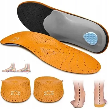 Vložka do bot Vložky do bot pro ploché nohy a VALGOZITA, supinující, ortopedické, kožené