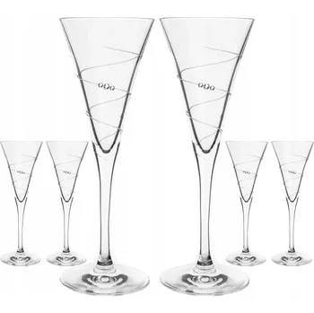 Sklenice Skleničky na likér, skleničky na šampaňské , skleničky na bílé víno, skleničky na červené víno, skleničky na vodu, koktejlové skleničky , oslavné poháry 31419A bezbarvé 200 Ml 6 ks