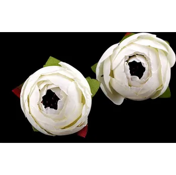 umělá květina Umělý květ pryskyřník Ø4 cm Varianta: 1 krémová nejsvět., Balení: 10 ks