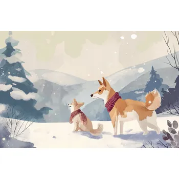 Plakát Plakát Sněžní společníci bez rámu 91,5 x 60 cm