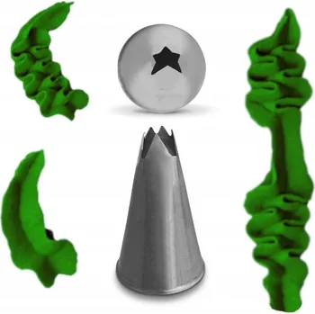 Cukrářská špička na lístky EkoForemki 3,2 x 1,8 cm ocelová