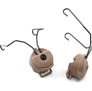 FMA Rail adapter set na helmu pro headset SORDIN PÍSKOVÝ DESERT