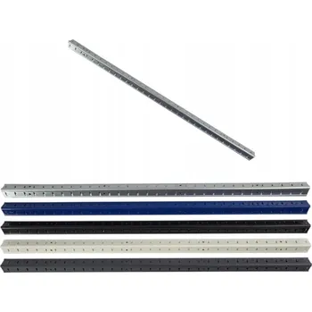 Dílenský regál Kovový skladový regál 90 x 4 x 4 cm