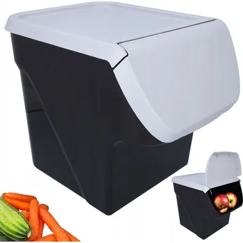 Dóza na potraviny Úložný box na zeleninu, ovoce, cibuli, česnek a brambory