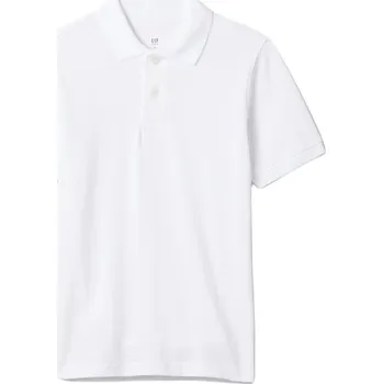 Chlapecké tričko Chlapecké tričko GAP PIQUE XS Bílá