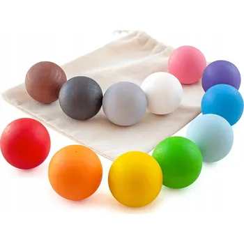 Dřevěná hračka Dřevěné kuličky "12 Balls" 4cm